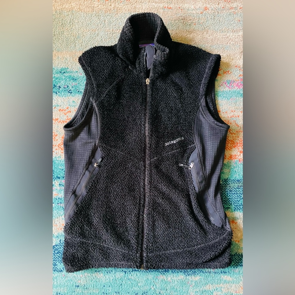 Patagonia Black Fleece Vest Men's small